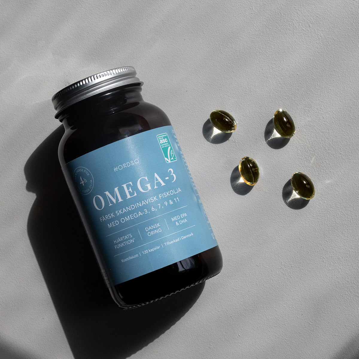 NORDBO Omega - 3 Kapsler | 120 kapsler fra NORDBO
