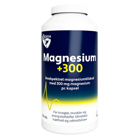 Biosym Magnesium +300 | 250 kapsler fra Biosym