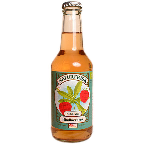 Naturfrisk Økologisk Bringebærbrus Sukkerfri | 250 ml
