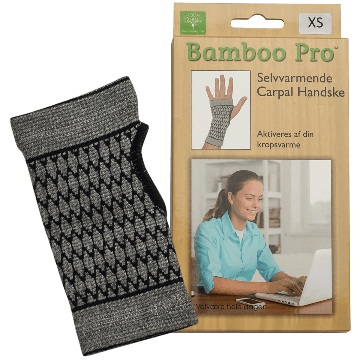 Bamboo Pro Carpal Hanske | Str. XS