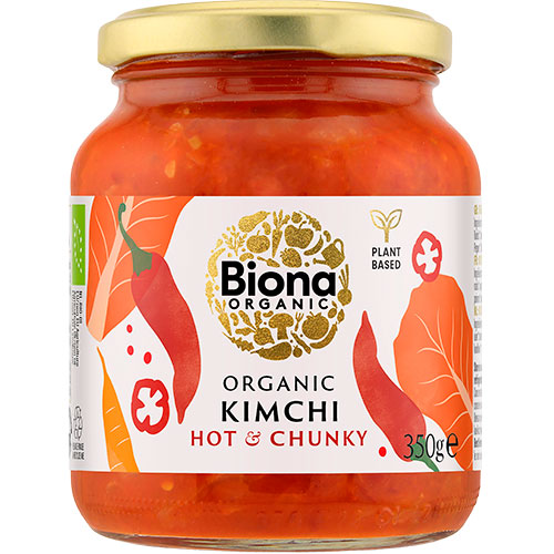 Biona Organic Kimchi Hot & Chunky Økologisk | 350 g fra Biona Organic