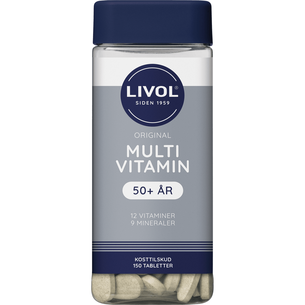 Livol Multivitamin 50+ | 150 tabletter