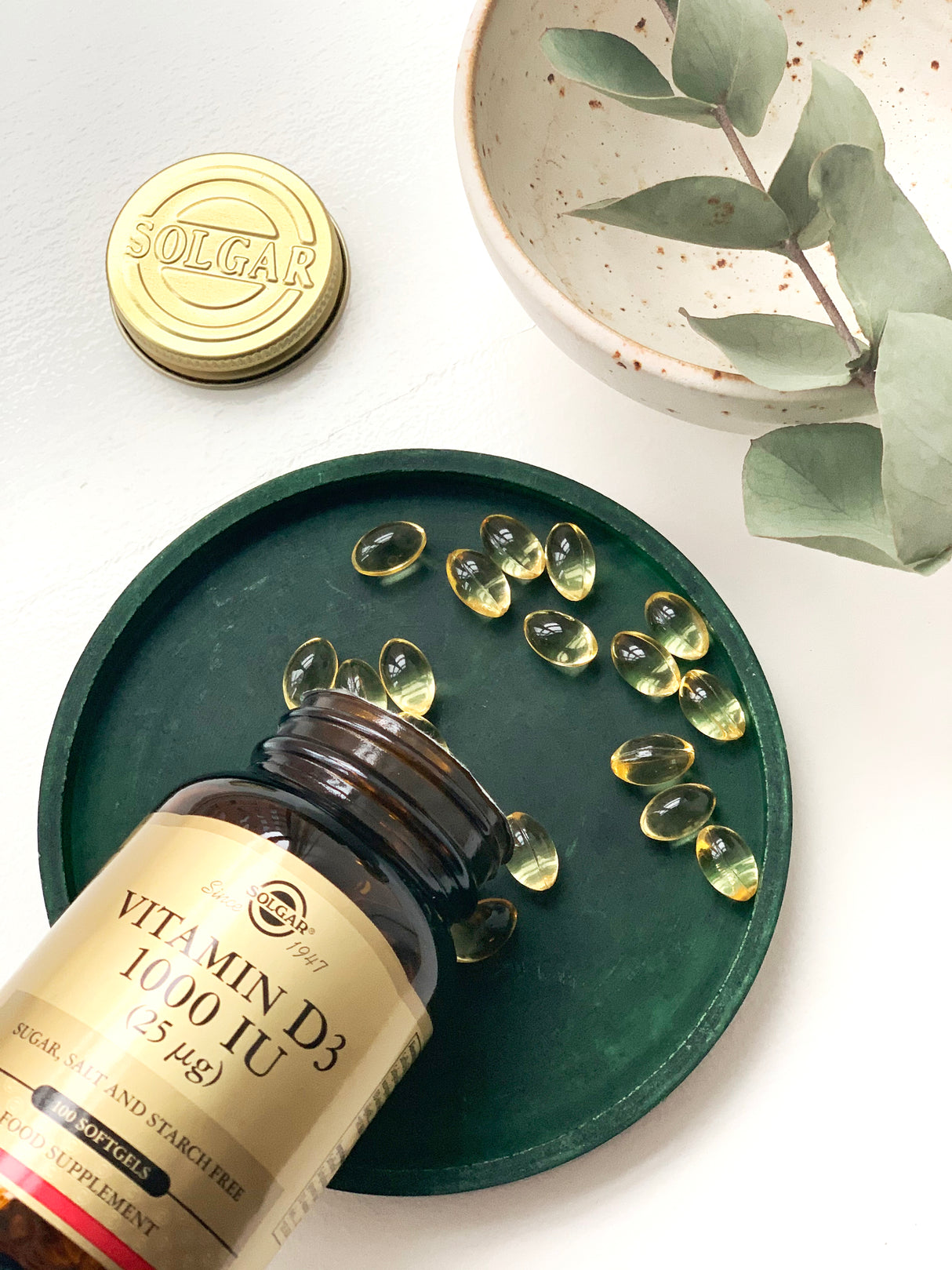 Natural D3-Vitamin Softgels fra Solgar