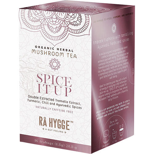 Rå Hygge Spice It Up - Tremella Herbal Tea Ø | 16 br fra Rå Hygge