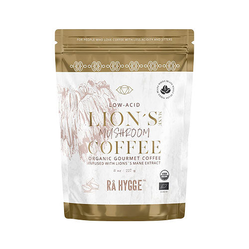 Lion's Mane Sopp Kaffe - hele bønner Øko fra Rå Hygge