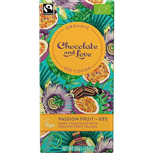 Sjokolade fylt med Pasjonsfrukt Øko fra