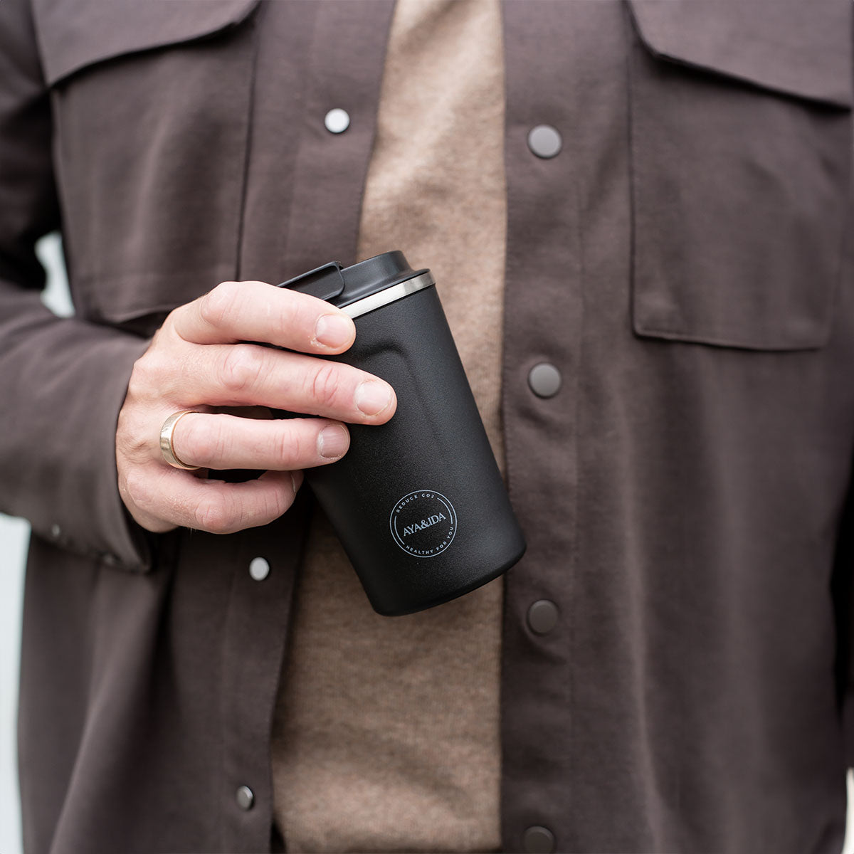 Termokrus Rustfritt Stål Matt Svart fra AYA&IDA