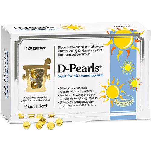 Bio-D-Pearls D3-vitamin fra Pharma Nord