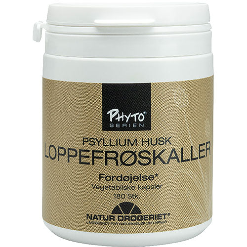 Loppefrøskall Kapsler ? Psyllium Fiberkapsler for Fordøyelsen fra Natur-Drogeriet