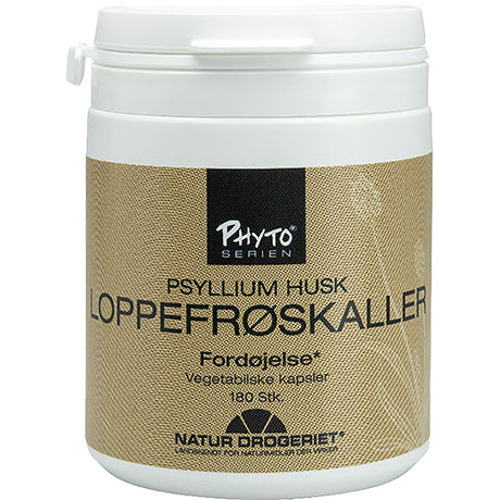 Loppefrøskall Kapsler ? Psyllium Fiberkapsler for Fordøyelsen fra Natur-Drogeriet