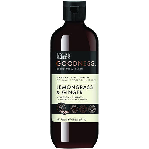 Baylis & Harding Body Wash (500 ml) | Lemongrass & Ginger fra Baylis & Harding Goodness