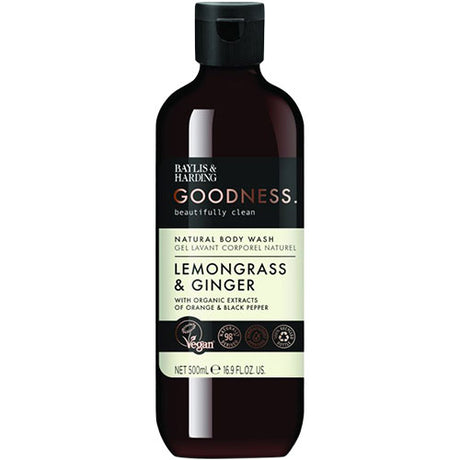 Baylis & Harding Body Wash (500 ml) | Lemongrass & Ginger fra Baylis & Harding Goodness
