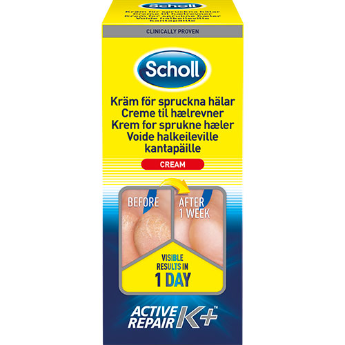 Cream for Heel Cracks Active Repair K+ fra Scholl