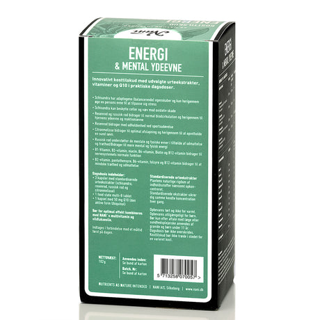 Energi & Mental Yteevne fra Nani