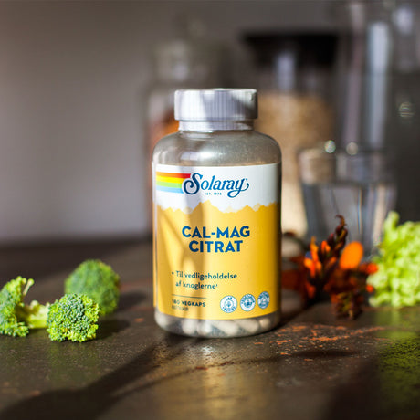 Calcium Magnesium Citrat fra Solaray