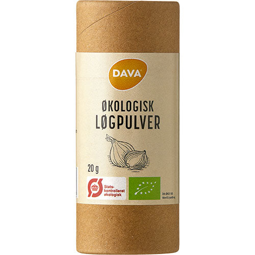 Økologisk løkpulver fra DAVA