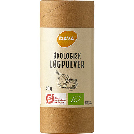 Økologisk løkpulver fra DAVA