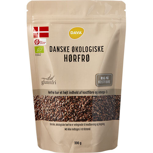 DAVA Hørfrø Ø | 300 GR fra DAVA