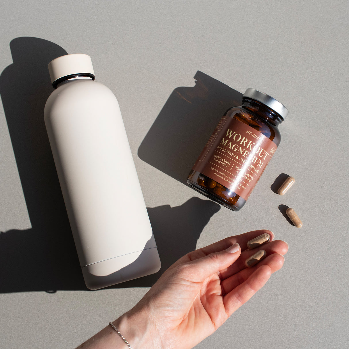 NORDBO Workout Magnesium | 90 kapsler