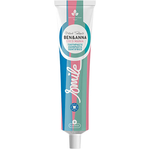 Ben & Anna Toothpaste (75 ml) | Coco Mania + Fluoride fra Ben & Anna