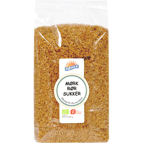 Rørsukker Mørk Øko fra Rømer