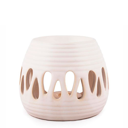 Dråpeformet Duftlampe i Hvit fra Urtegaarden