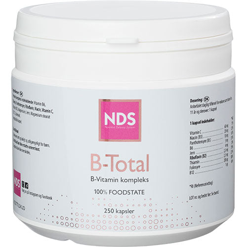NDS B-total Vitamin | 250 Tabl. fra NDS