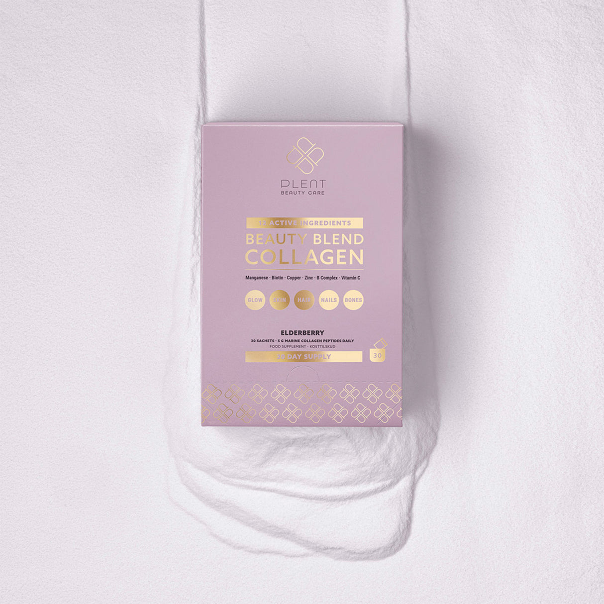 Plent Beauty Blend Collagen 30 x 5 g | Elderberry fra Plent