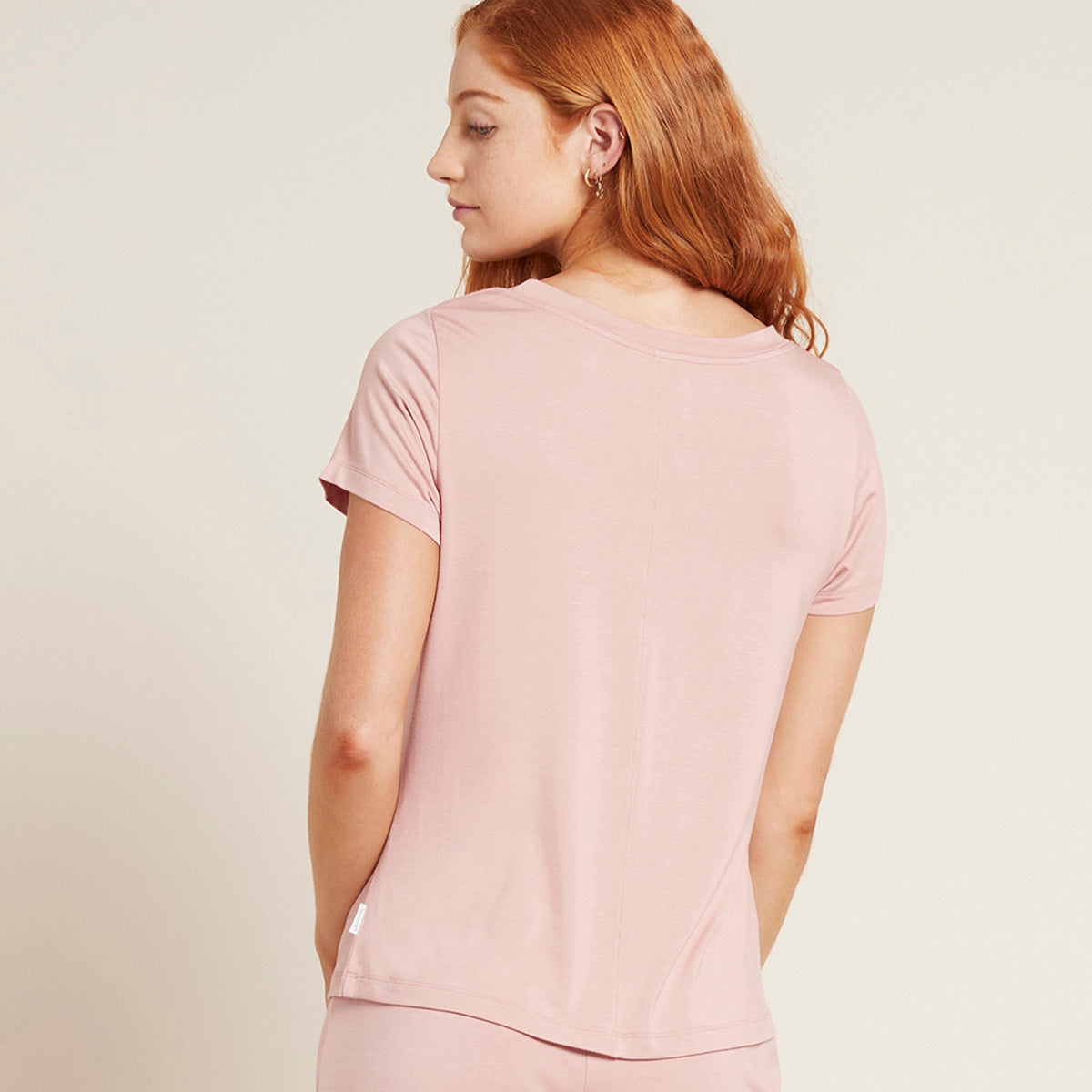 Boody Goodnight Sleep Tee Dusty Pink | Str. M fra Boody
