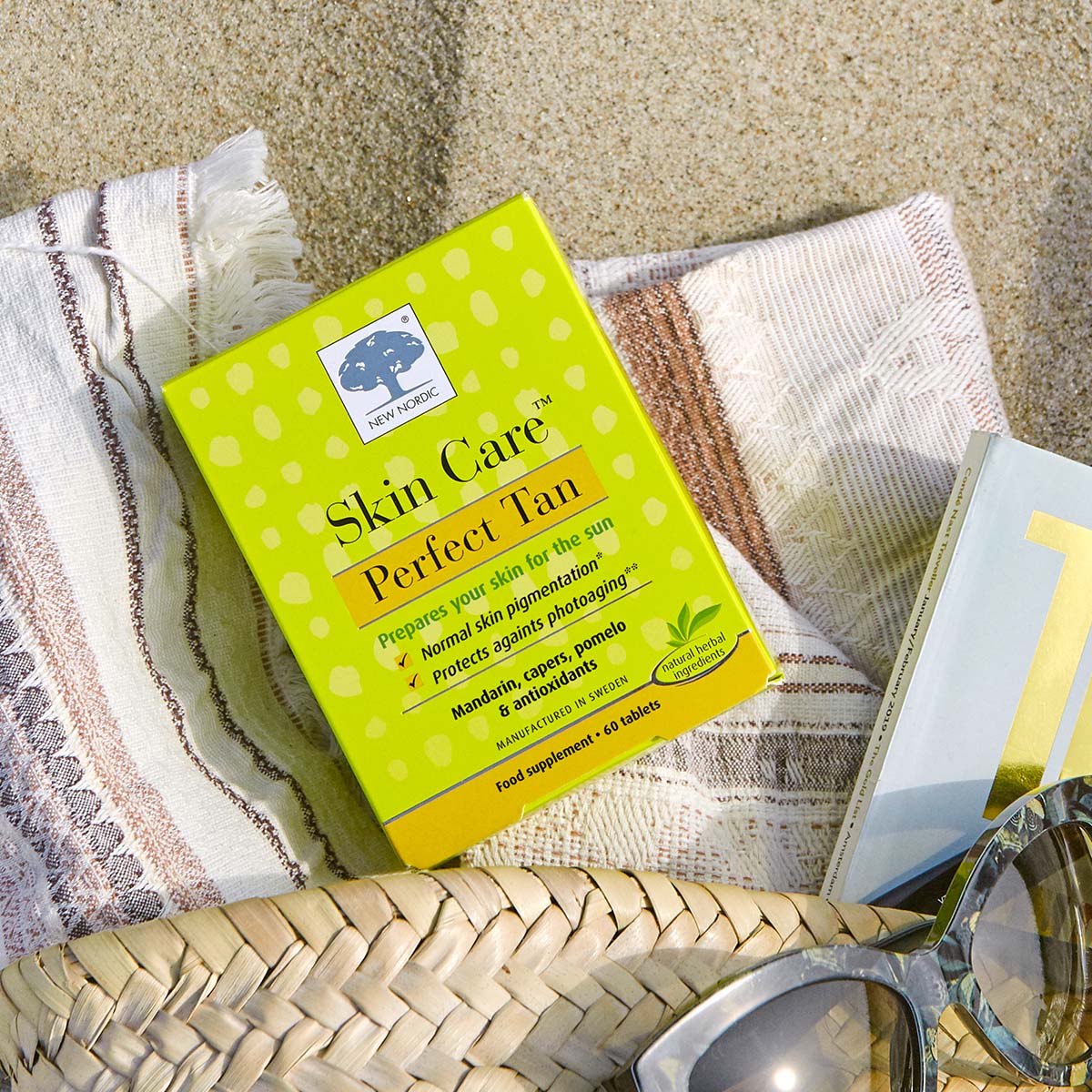 New Nordic Skin Care Perfect Tan | 60 Tabl. fra New Nordic