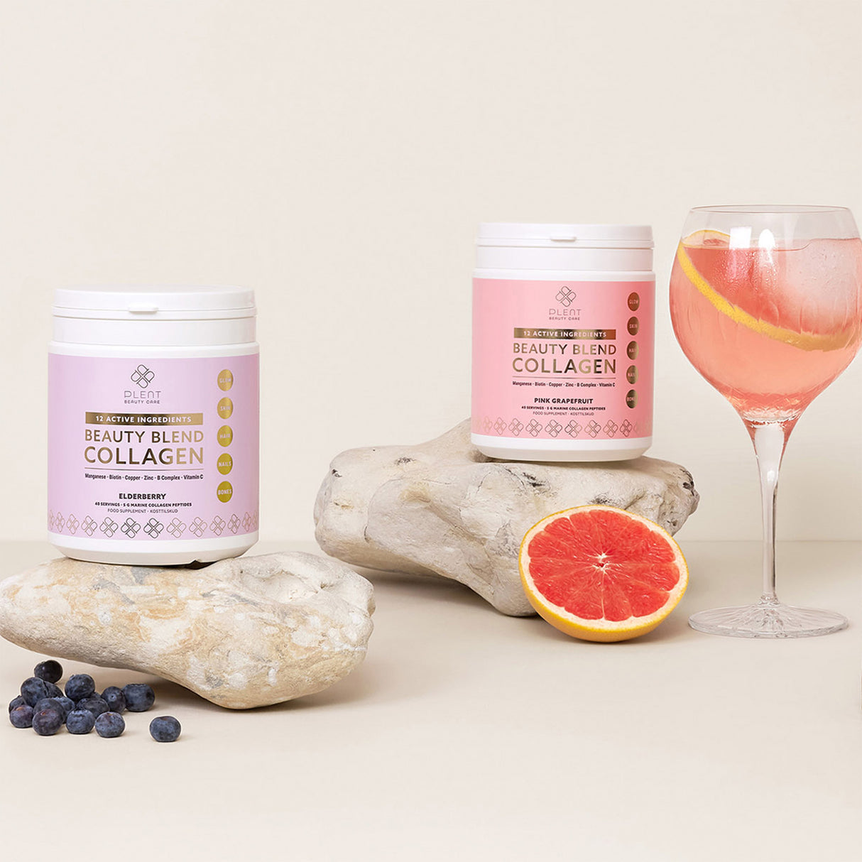 Plent Beauty Blend Collagen | Elderberry fra Plent
