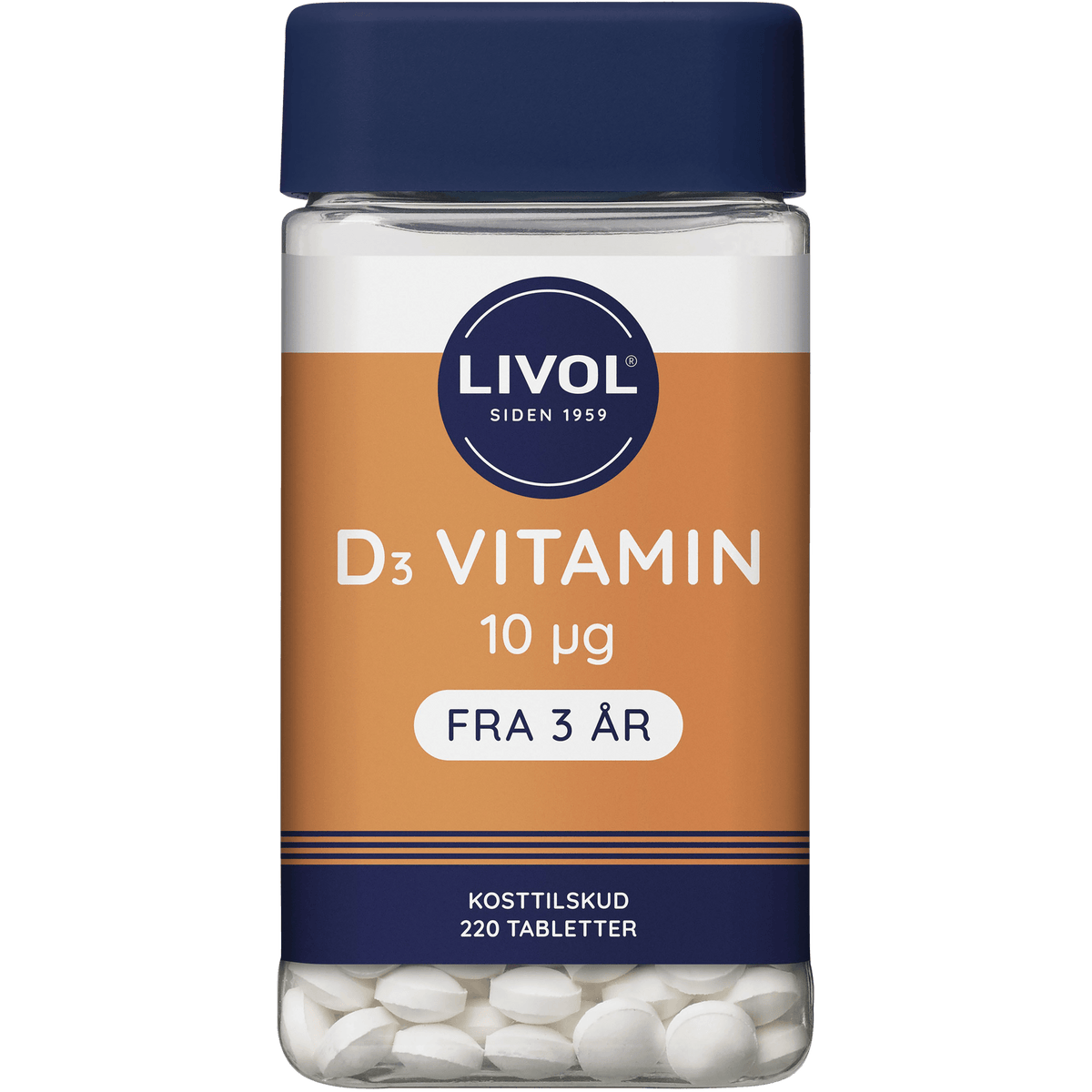 Livol D3-Vitamin | 220 tabletter