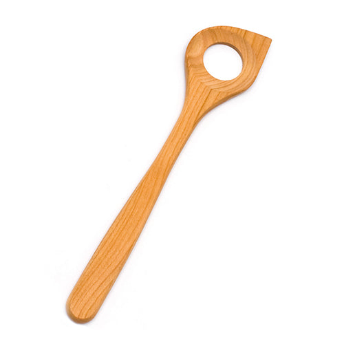 Grydeske m. Hull 30 cm Kirsebærtre fra Biogan