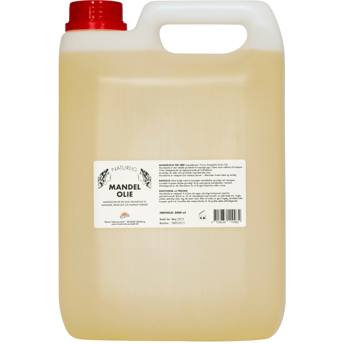 Rømer Naturlig Mandelolje Massasjeolje | 5 liter fra Rømer