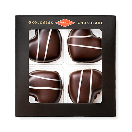 Marcipanhjerter 4 stk Ø