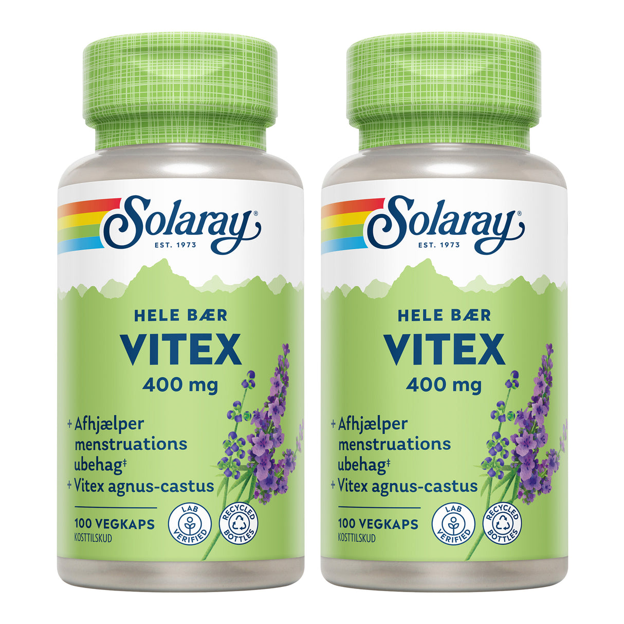 Solaray Vitex Agnus Castus | 2 x 100 Kapsler