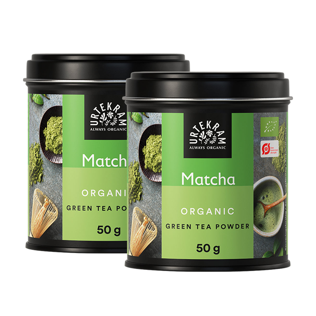 Urtekram Matcha Grønn Te Pulver Økologisk | 2 x 50 g