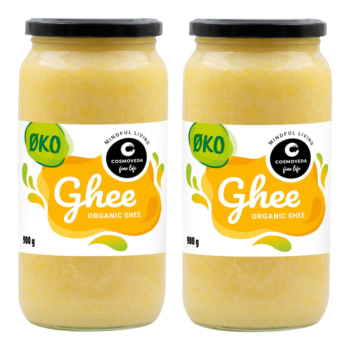Cosmoveda Ghee Smør Økologisk | 2 x 900 g