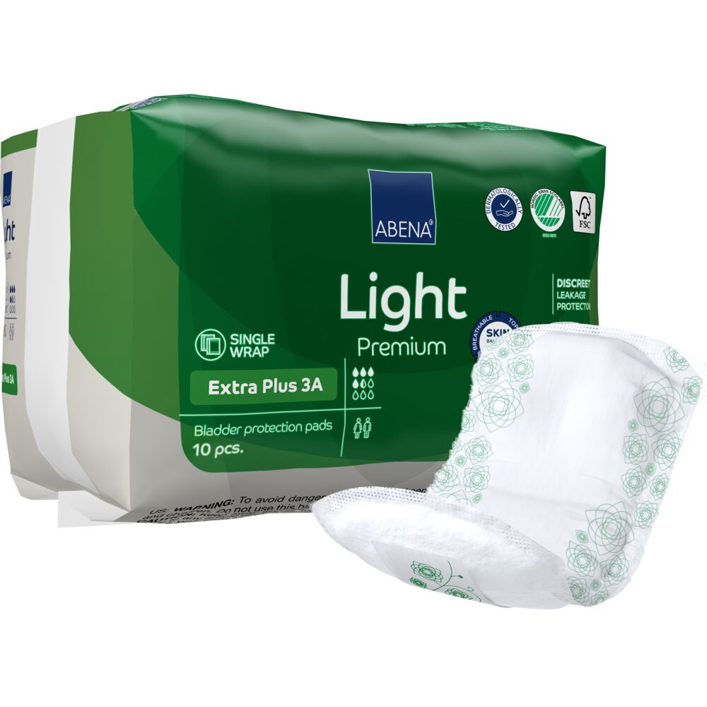 Abena Light Extra Plus 3A Inkontinensbeskyttelse | 10 stk