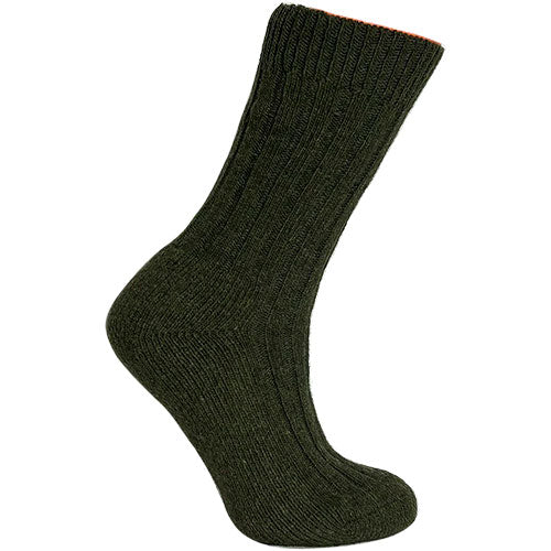 Merinostrømper Grøn | Str. 35/38 fra Clemente