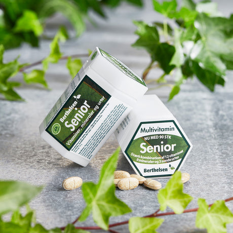 Berthelsen Senior Multivitamin | 90 Tabl. fra Berthelsen