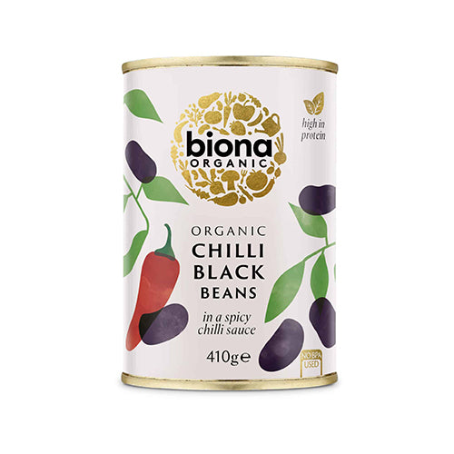 Sorte Bønner Med Chili Øko fra Biona Organic