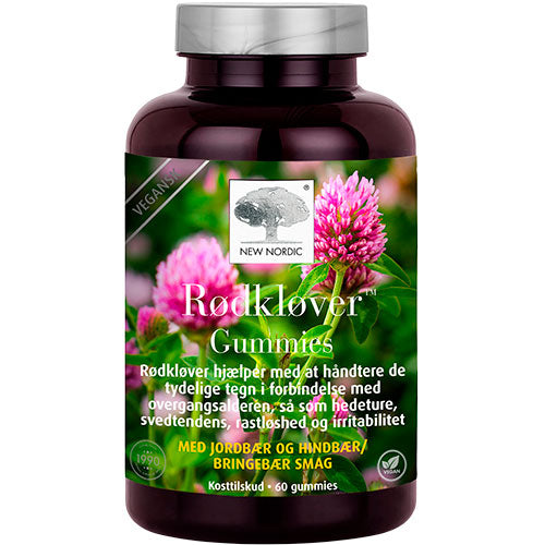 New Nordic rødkløver gummies | 60 tabletter fra New Nordic