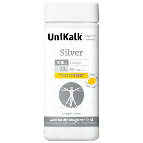 Silver Tyggetabletter fra Unikalk