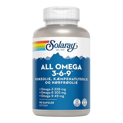 Solaray All Omega 3-6-9 | 90 kapsler fra Solaray