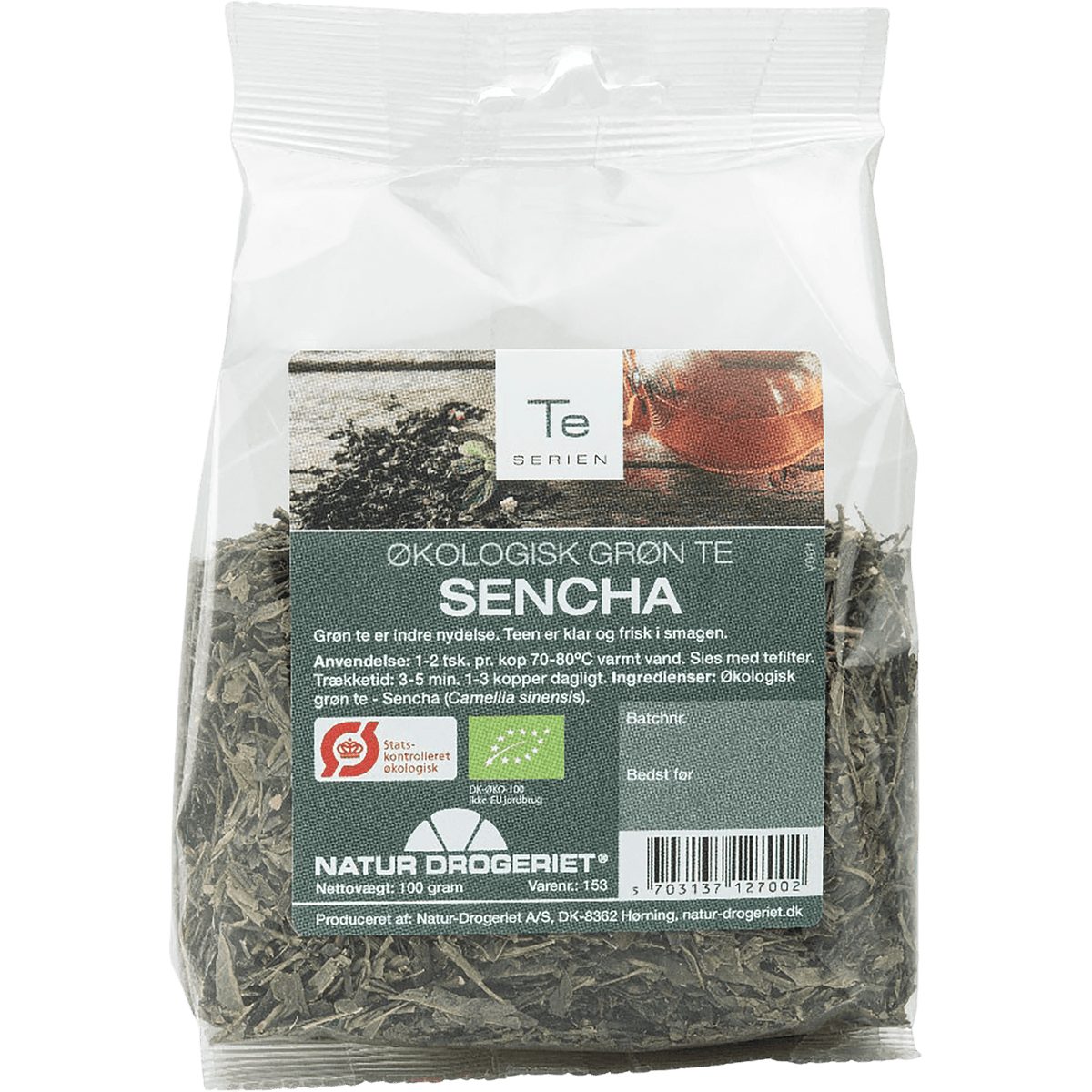 Natur-Drogeriet Grønn Sencha Te Økologisk | 100 g