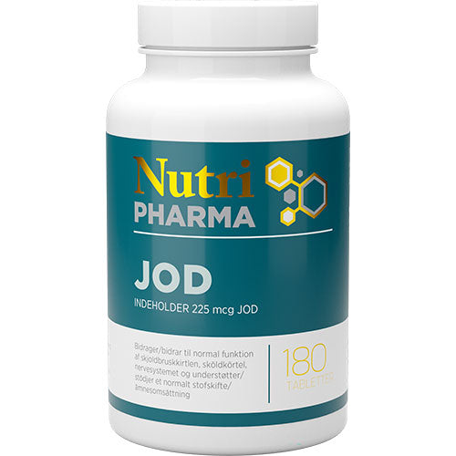 NutriPharma Jod | 180 Tabl. fra NutriPharma