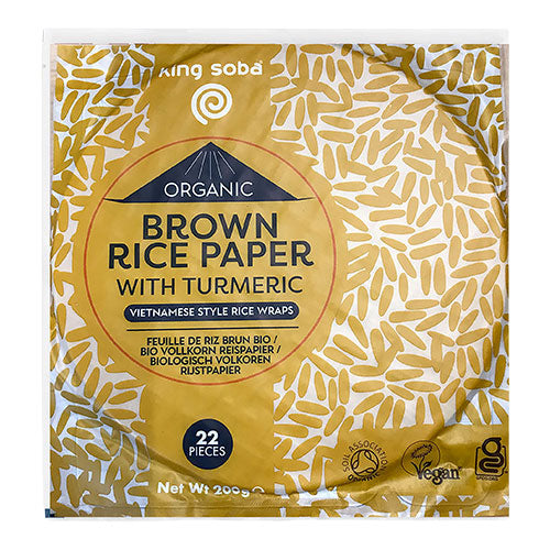 Fullkorn Risepapir med gurkemeie Øko fra King Soba