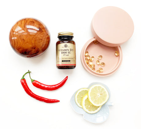 Natural D3-Vitamin Softgels fra Solgar
