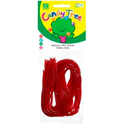 Candy Tree Snørebånd Bringebær Økologisk | 75 g